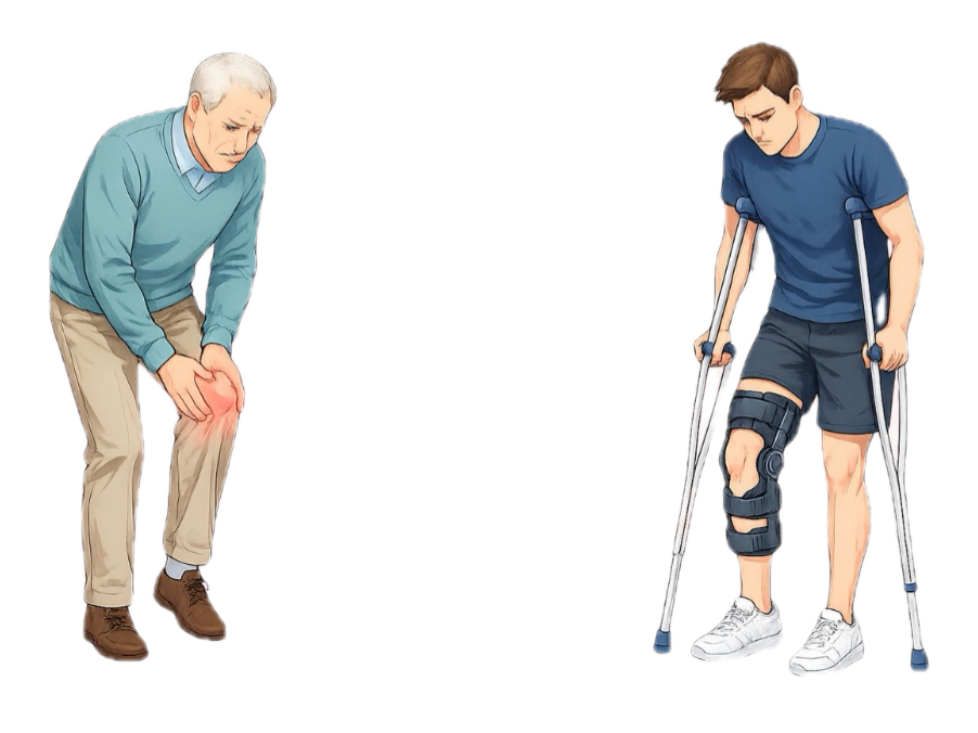Arthrose beschreibt fortschreitende Veränderungen des Gelenkknorpels.